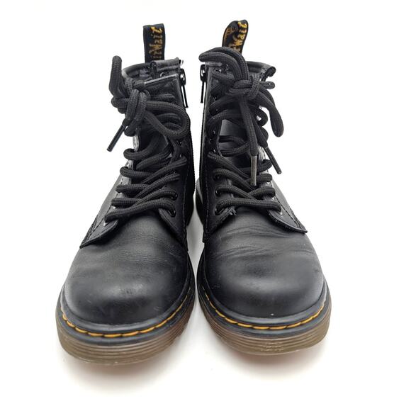 Dr. Martens AirWair 1460 Lace Up Boots Round Toe Kids' Black Size US11 EU28 - Picture 2 of 11